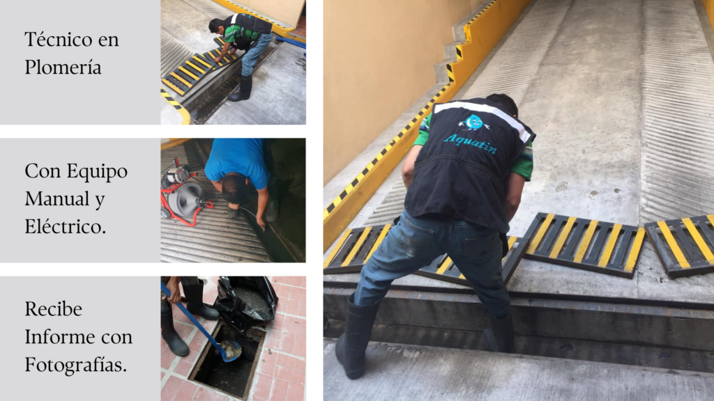 Desazolve de drenajes Ciudad de México, DF