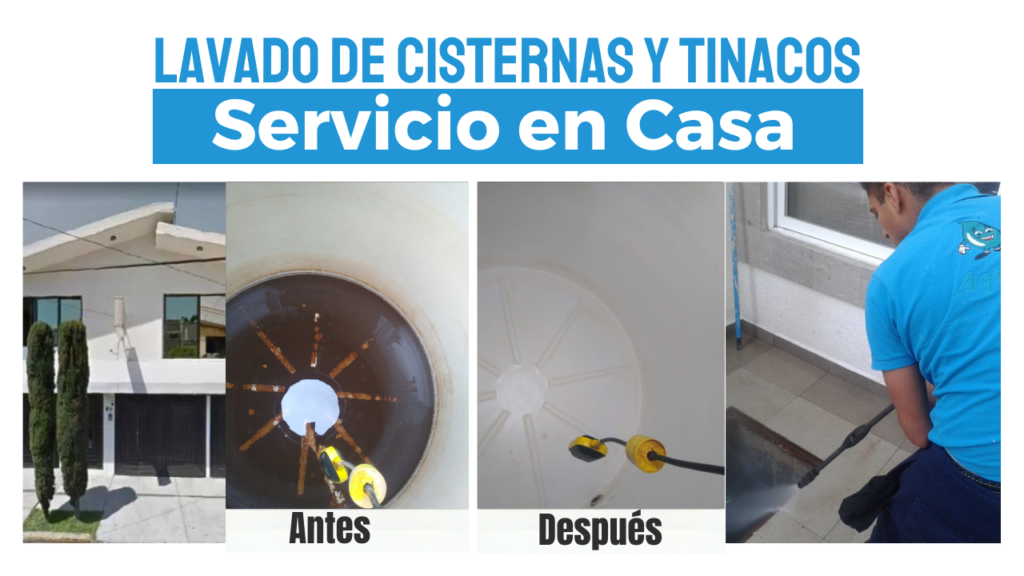 Lavado de Cisternas y Tinacos en Casa Habitación