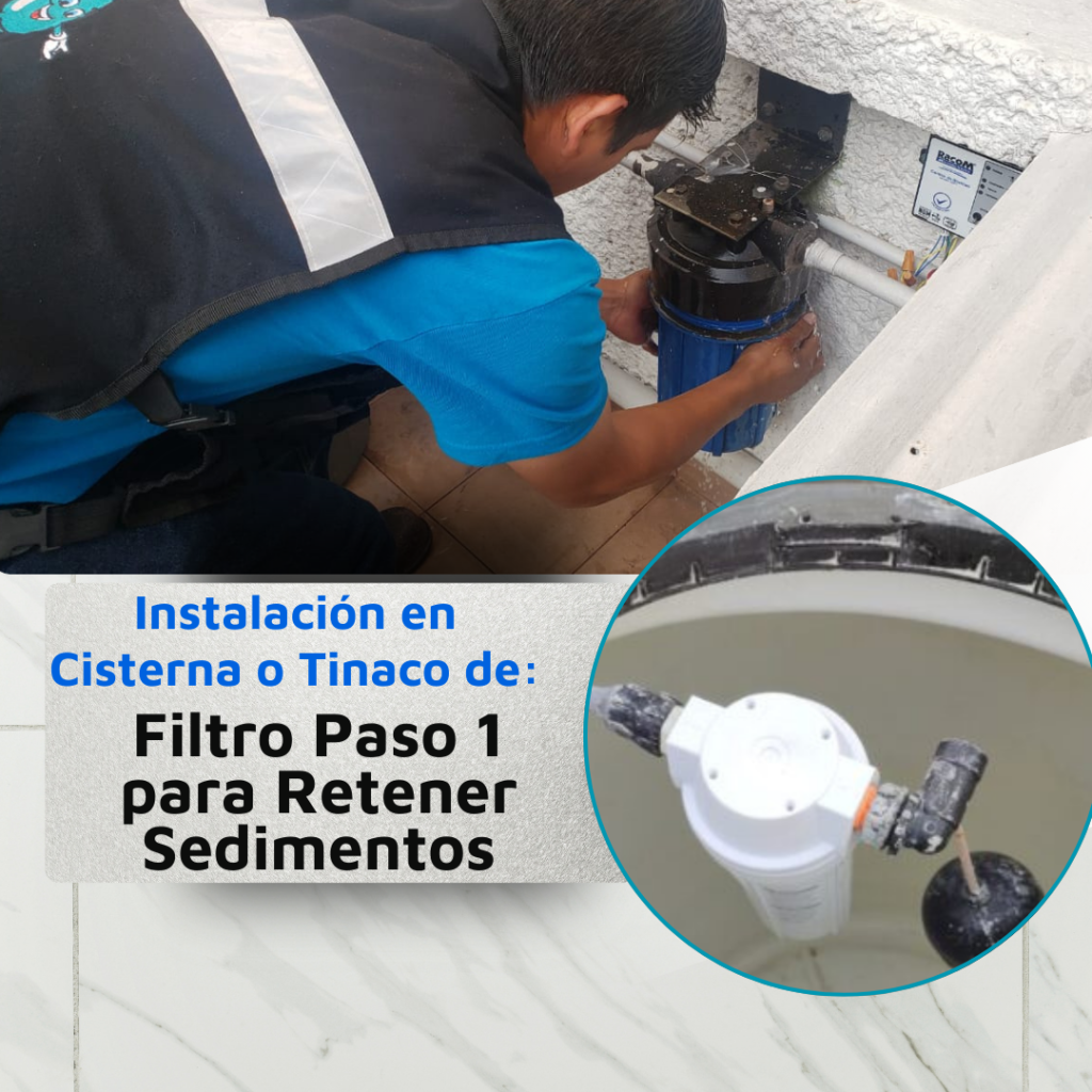 Servicio de Plomería Instalación de Filtro para Sedimentos